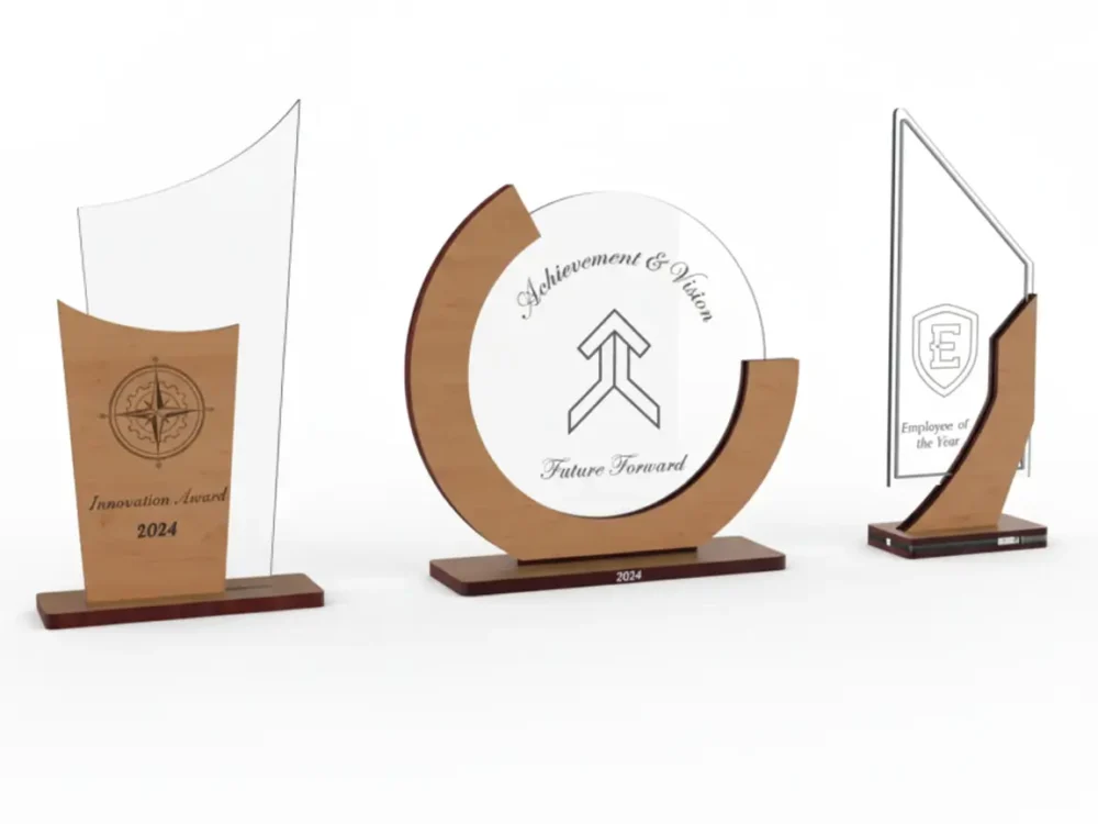Custom Branded MDF & Acrylic Trophies