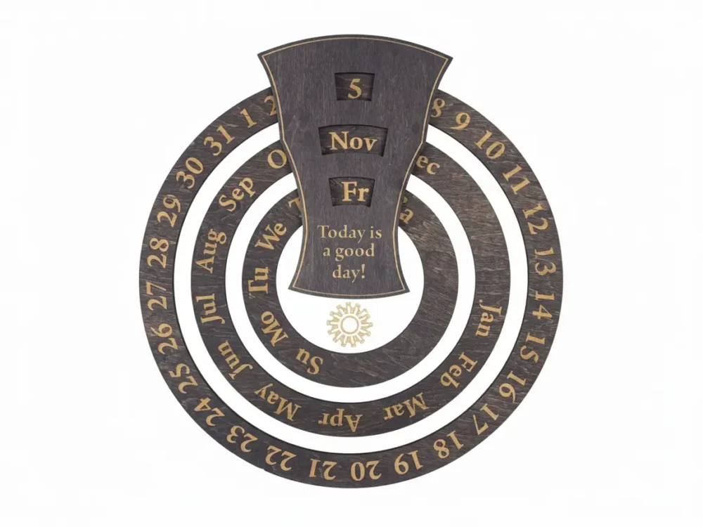 Wall Hanging Perpetual Calendar